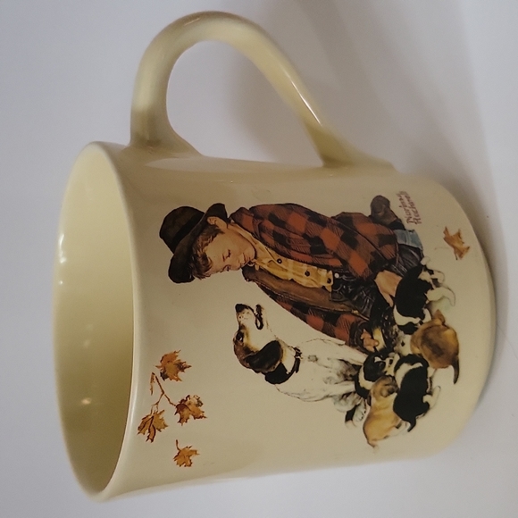 A Boy And His Dog 1984 Norman Rockwell Museum Souvenir Coffee Mug - Picture 7 of 12